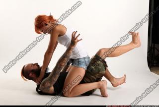 Couple With Edgar Choke Pose 04